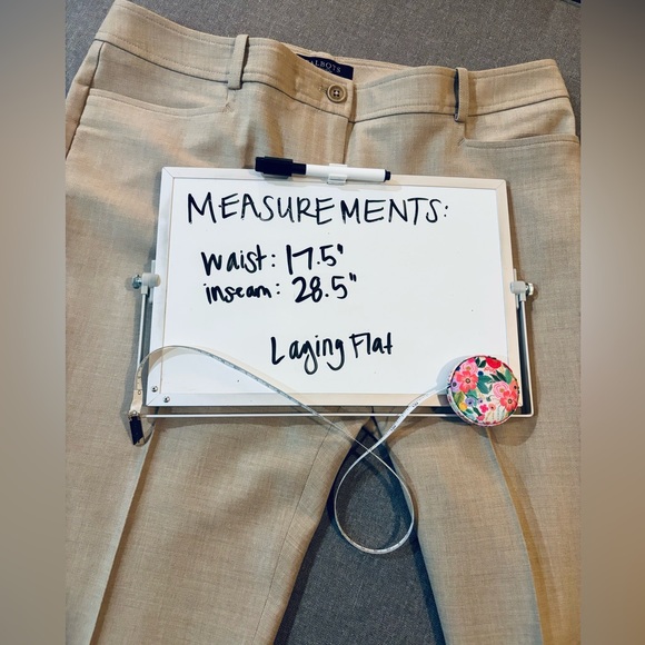 Talbots Signature Beige Women's Trousers - Picture 6 of 7